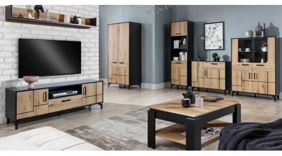 A combination of industrial and modern style